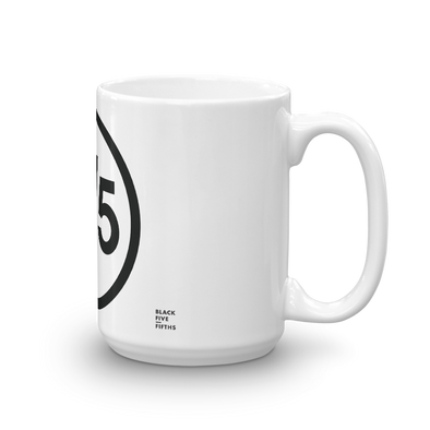 blackfivefifths - 5/5 Ring - mug